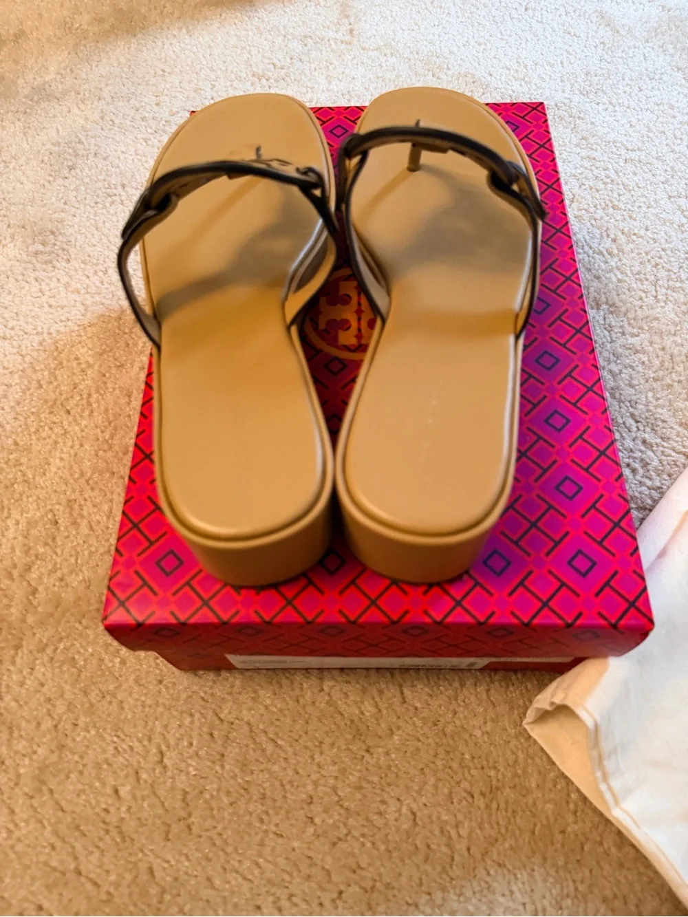 Tory Burch Miller Wedge Sandals 25mm - Size 9